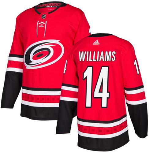 Adidas Men Carolina Hurricanes #14 Justin Williams Red Home Authentic Stitched NHL Jersey->carolina hurricanes->NHL Jersey